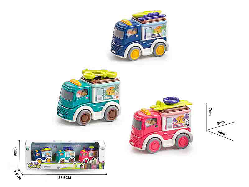 Pull Back Car(3in1) toys