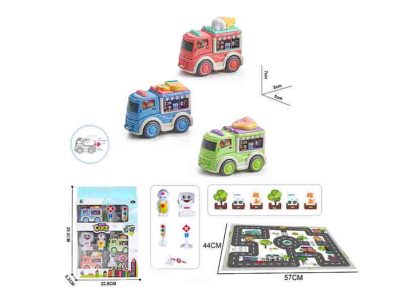 Pull Back Car Set toys