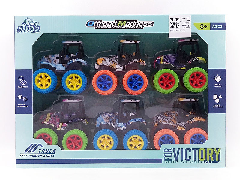 Pull Back Farmer Truck(6in1) toys