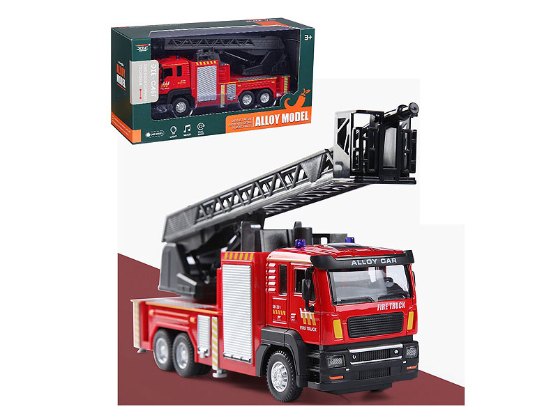 1:43 Die Cast Fire Engine Pull Back toys