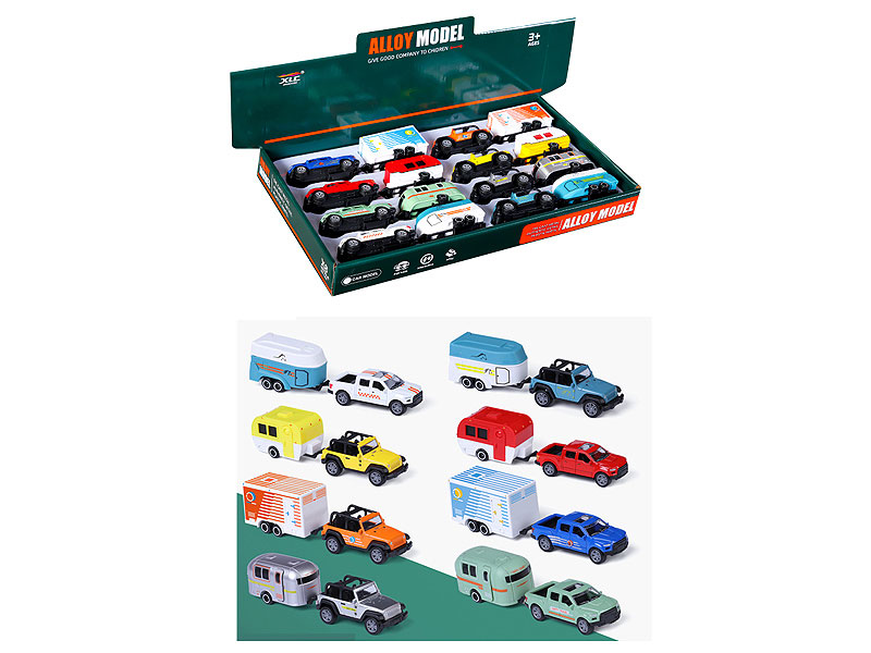 Die Cast Truck Pull Back(8in1) toys