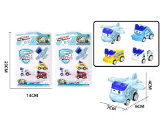 Pull Back Car(4in1) toys