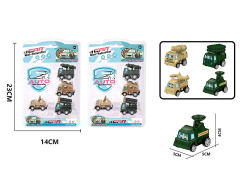 Pull Back Military Car(4in1) toys