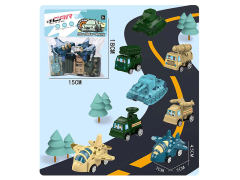 Pull Back Military Car(6in1) toys