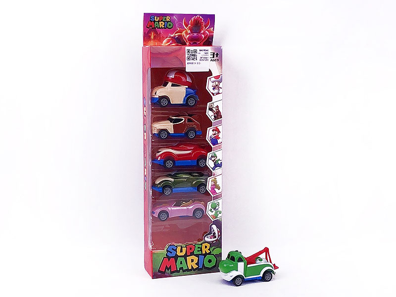 Pull Back Car(6in1) toys