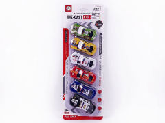 Die Cast Police Car Pull Back(6in1) toys