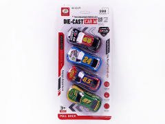 Die Cast Racing Car Pull Back(4in1) toys