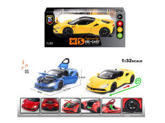 1:32 Die Cast Car Pull Back W/L_S(2C) toys