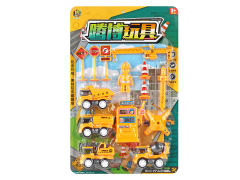 Pull Back Construction Truck Set toys