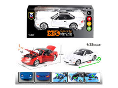 1:32 Die Cast Car Pull Back W/L_S(2C) toys