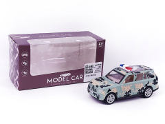 1:50 Die Cast Police Car Pull Back(4S) toys