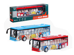 1:60 Die Cast Bus Pull Back W/L_S(2C)