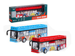 1:60 Die Cast Bus Pull Back W/L_S(2C) toys