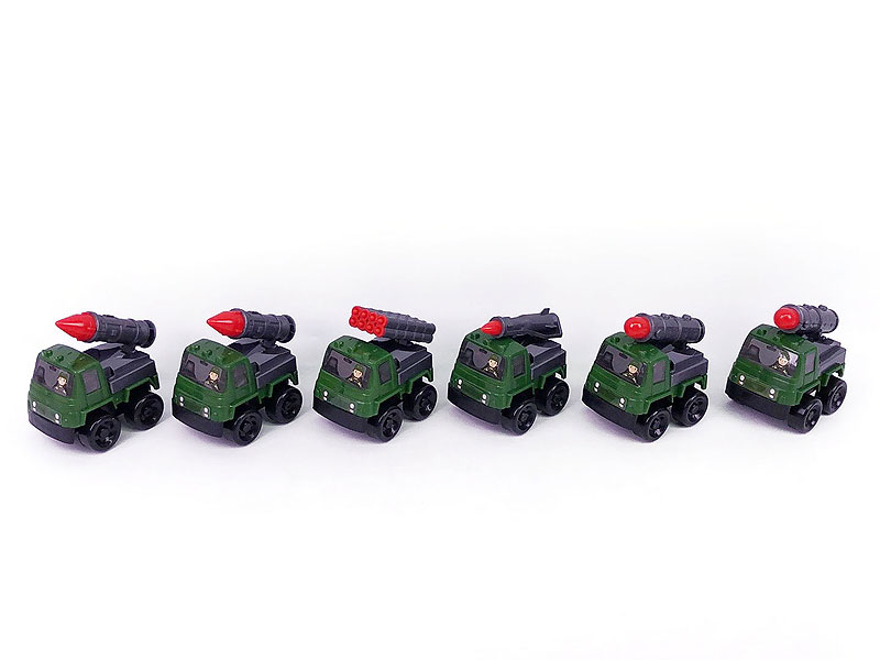 Pull Back Military Car(6in1) toys