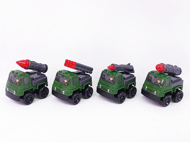 Pull Back Military Car(4in1) toys