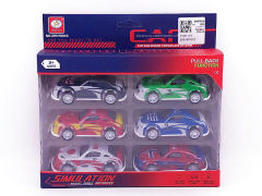 Pull Back Car(6in1) toys