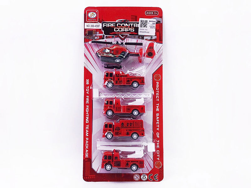 Pull Back Fire Engine(5in1) toys