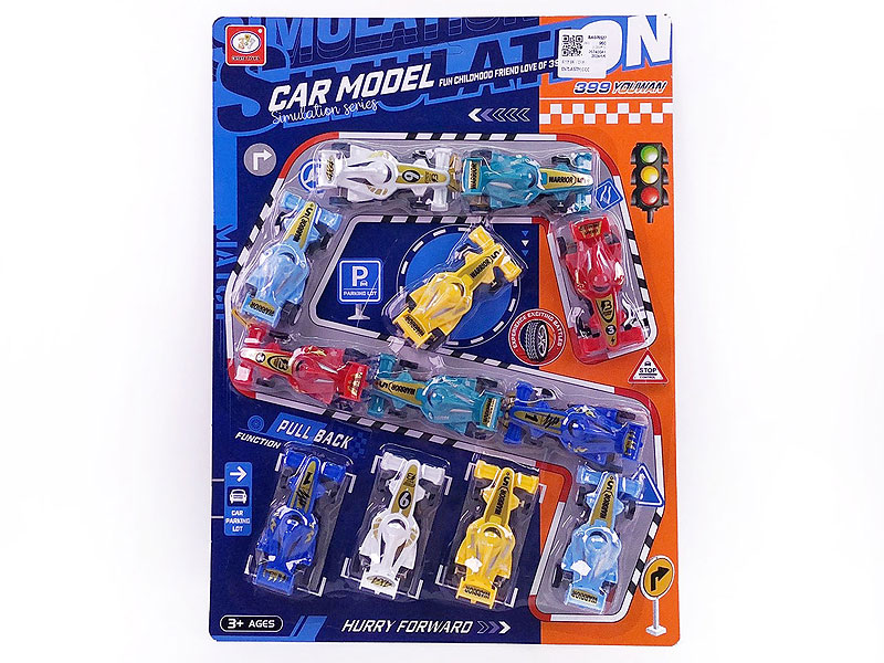 Pull Back Equation Car(12in1) toys