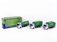 Die Cast Sanitation Car Pull Back(3S) toys