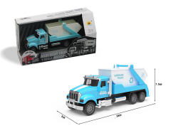 Die Cast Sanitation Car Pull Back W/L_S toys