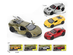 1:36 Die Cast Sports Car Pull Back W/L_S(2S4C)