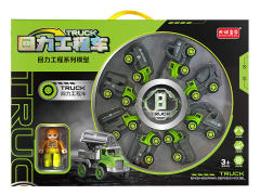 Pull Back Construction Truck(8in1) toys