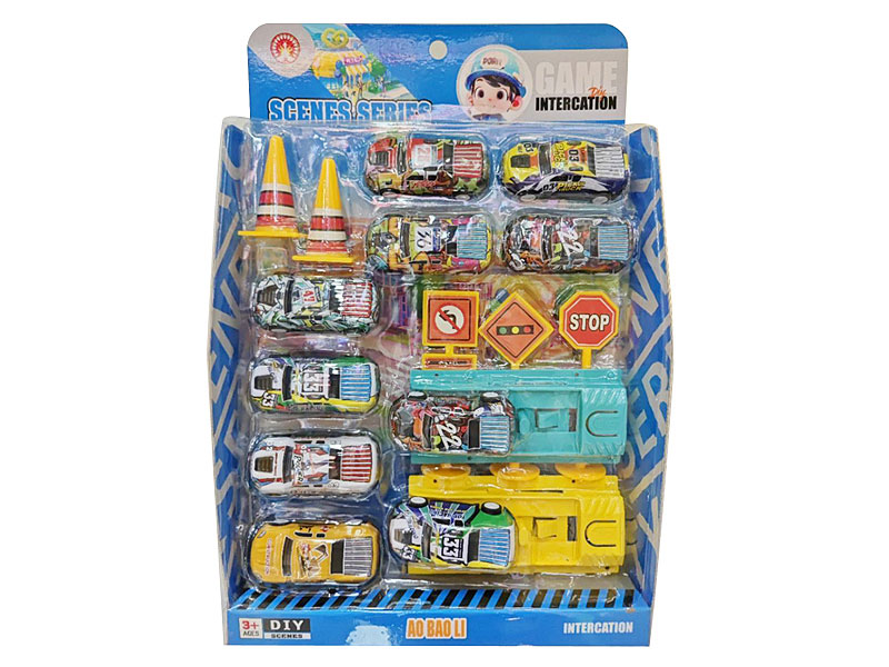 Die Cast Racing Car Set Pull Back toys