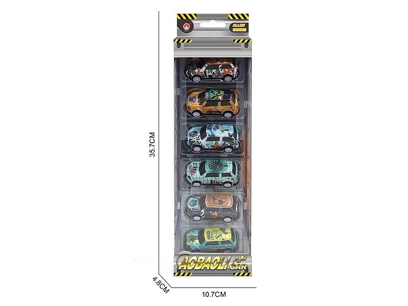 Die Cast Car Pull Back(6in1) toys