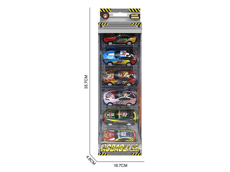 Die Cast Car Pull Back(6in1) toys