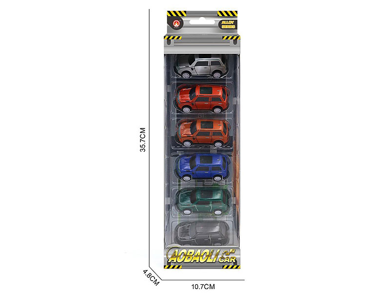 Die Cast Car Pull Back(6in1) toys