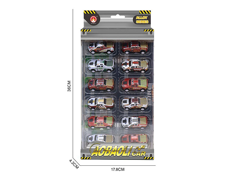 Die Cast Car Pull Back(12in1) toys