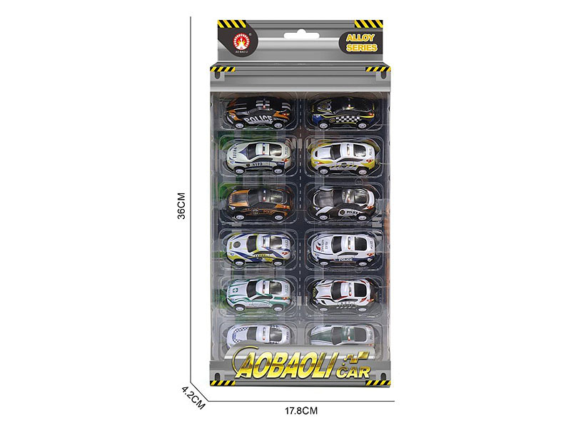 Die Cast Car Pull Back(12in1) toys