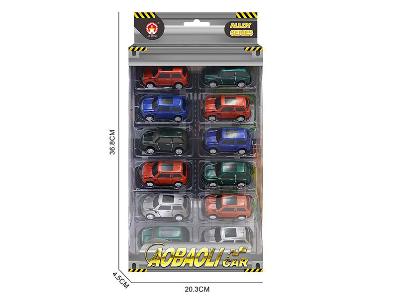 Die Cast Car Pull Back(12in1) toys