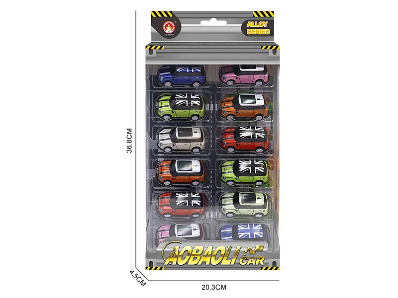 Die Cast Car Pull Back(12in1) toys