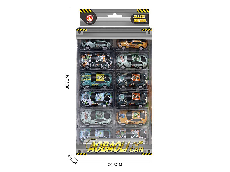 Die Cast Car Pull Back(12in1) toys