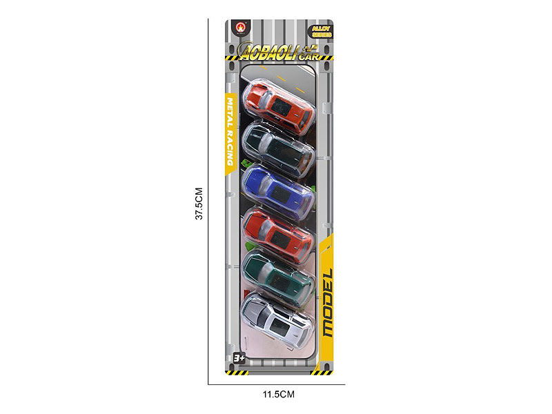 Die Cast Car Pull Back(6in1) toys