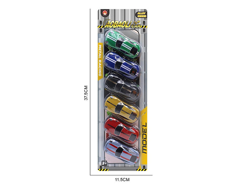 Die Cast Car Pull Back(6in1) toys