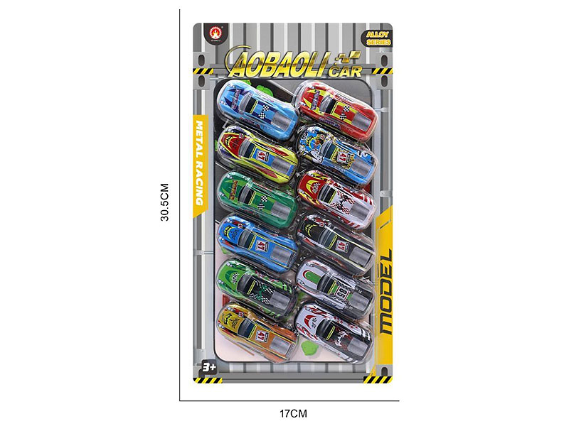 Die Cast Car Pull Back(12in1) toys