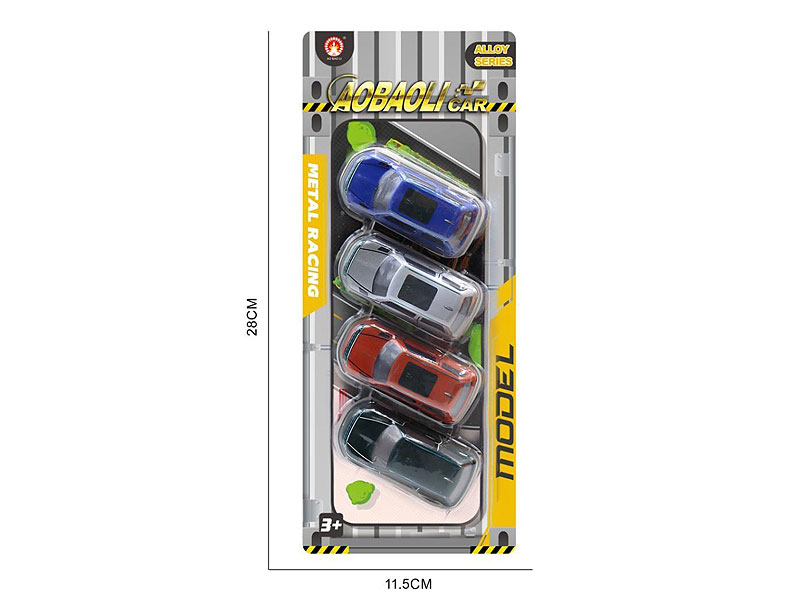 Die Cast Car Pull Back(4in1) toys