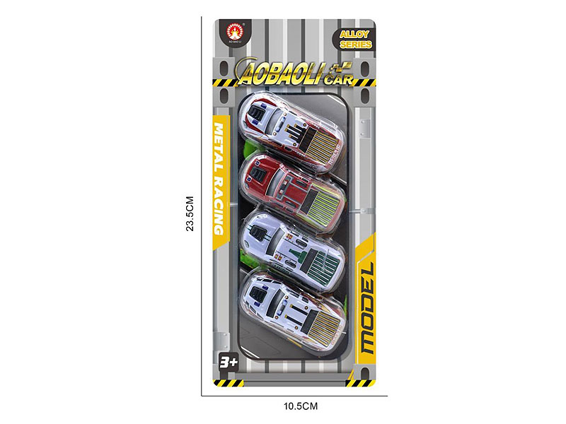 Die Cast Car Pull Back(4in1) toys