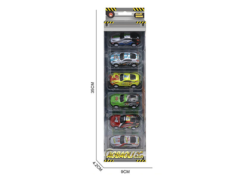 Die Cast Car Pull Back(6in1) toys