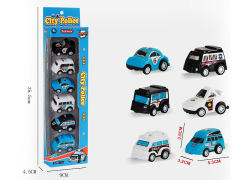 Pull Back Police Car(6in1) toys