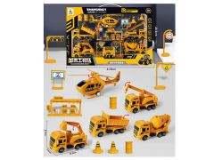 Pull Back Construction Truck Set toys