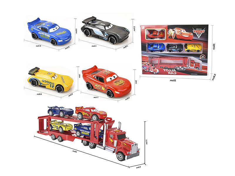 Die Cast Car Pull Back(5in1) toys