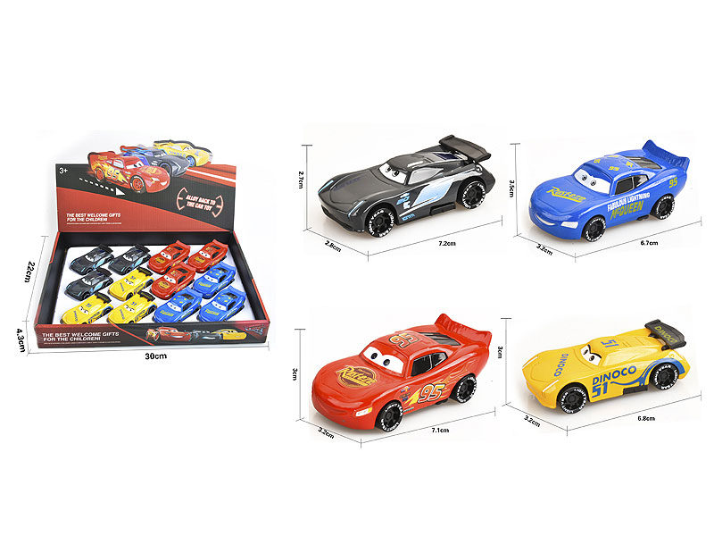 Die Cast Car Pull Back(12in1) toys