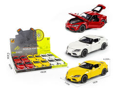 1:32 Die Cast Sports Car Pull Back W/L_S(12in1) toys