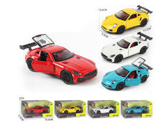 1:36 Die Cast Sports Car Pull Back(2S4C) toys