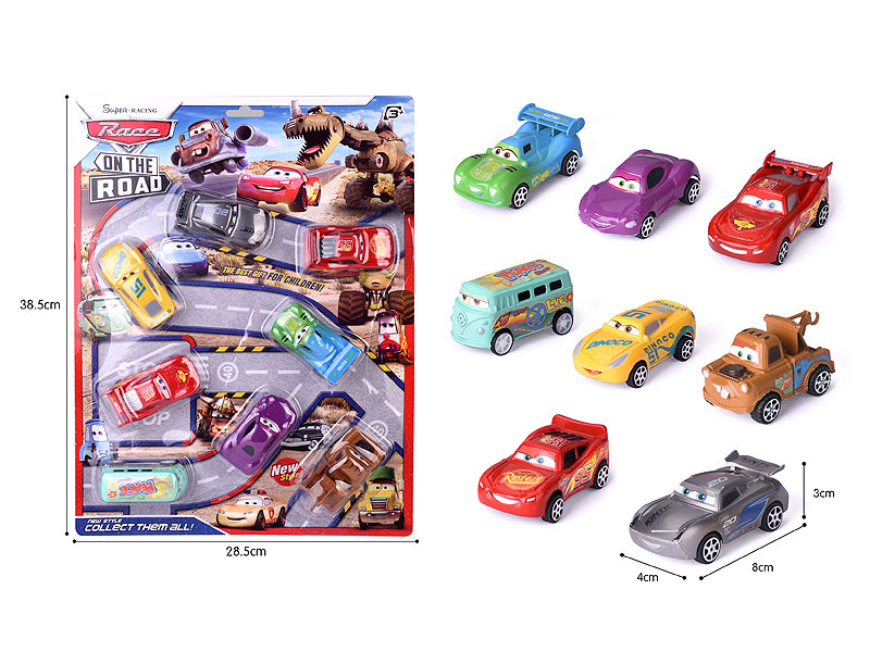 Pull Back Racing Car(8in1) toys