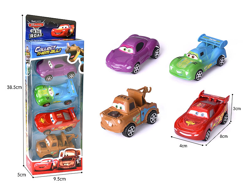 Pull Back Racing Car(4in1) toys