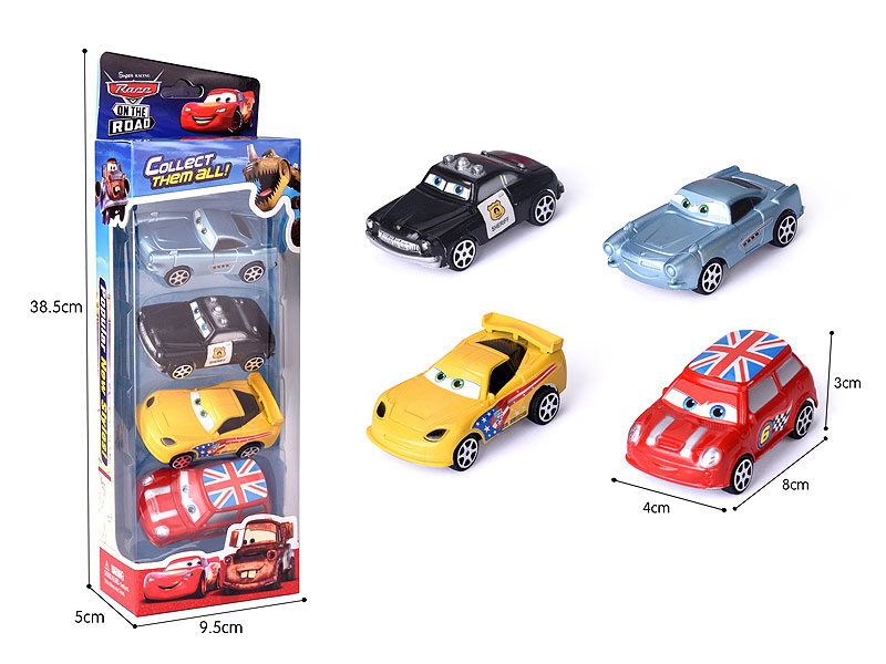 Pull Back Racing Car(4in1) toys